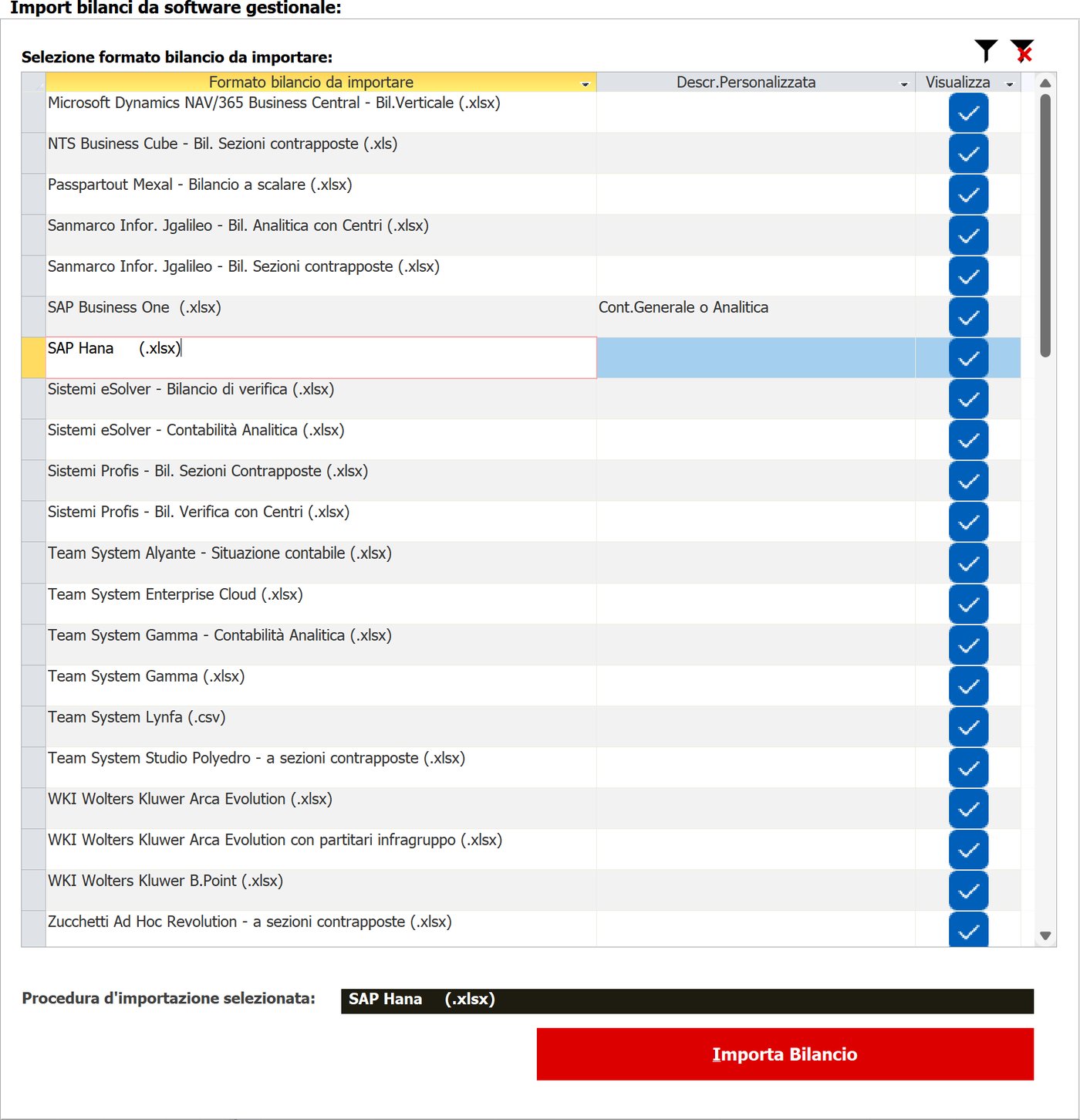 Software per pianificazione e controllo della gestione